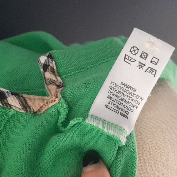 Burberry green polo - Picture 3 of 4
